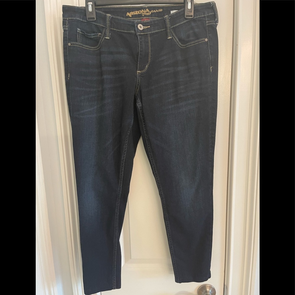 Arizona Jean Co Dark Denim Jeans, Super Skinny